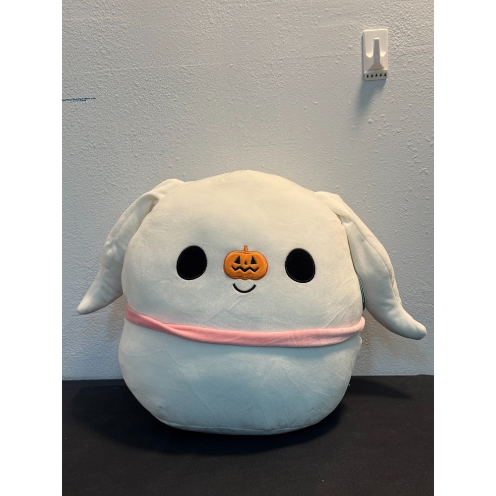Squishmallows Disney Nightmare Before Christmas Ghost Dog Stuffed Plush Toy 8"